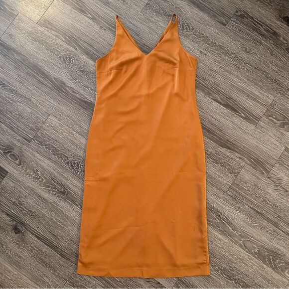 J. Crew Dresses & Skirts - J crew 365 midi copper slip dress